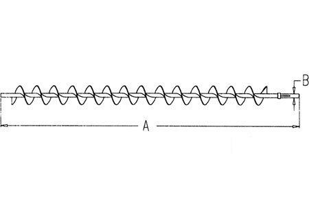 A-192549C2 AUGER GRAIN TAILING ASSY 