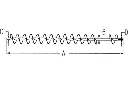 A-87617556 AUGER GRAIN TANK LOWER   