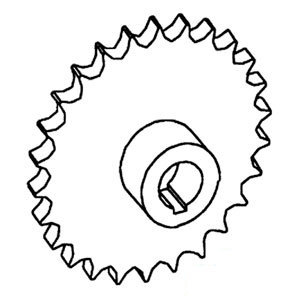 A-192922C1 SPROCKET GRAIN TANK      