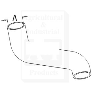 A-194736M1 RADIATOR HOSE TOP        
