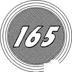 A-194845M2 HOOD MEDALLION SIDE      