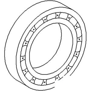 A-1KS5003 Bearing Ball; 6200 Serie 