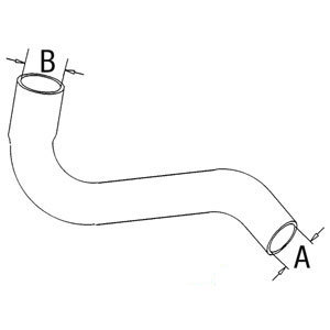 A-1961831C1 RADIATOR HOSE BOTTOM     