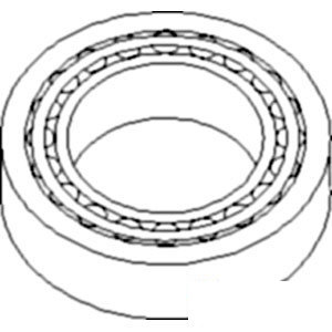 A-1964245C1 BEARING MFWD DIFFERENTIA 