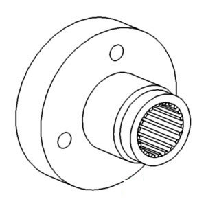 A-196482C2 HUB PUMP DRIVE PULLEY    