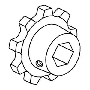 A-1970248C1 SPROCKET FEEDER CHAIN    