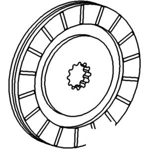 A-1975472C1 BONDED BRAKE DISC        