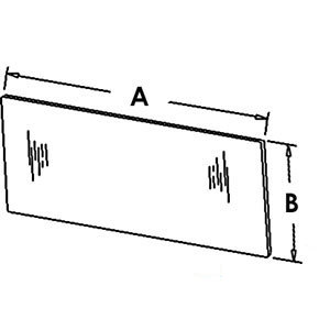 A-1981934C1 GLASS REAR WINDOW- LOWER 