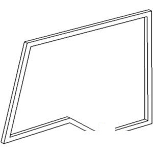 A-1987247C2 RH SIDE WINDOW SEAL      