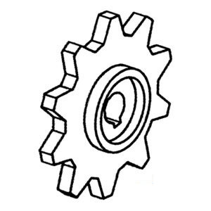 A-199497C1 SPROCKET GATHER CHAIN    