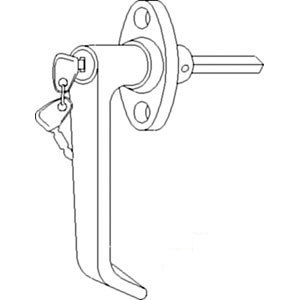 A-207000132 HANDLE CAB DOOR          