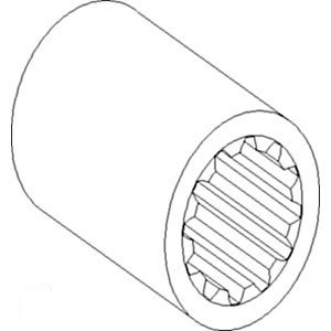 A-248600A1 COUPLING AXLE DRIVE      
