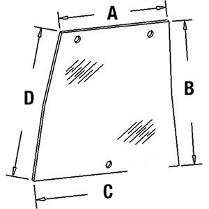A-248718A1 GLASS LH SIDE WINDOW     