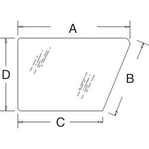 A-248725A1 GLASS DOOR LOWER (LH)    