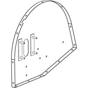 A-251458A1 PLATE SIDE; RH EXT WEAR  