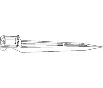 A-252181 TINE LH FEEDER BAR       