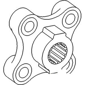 A-D140524 COUPLING HYD. PUMP DRIVE 