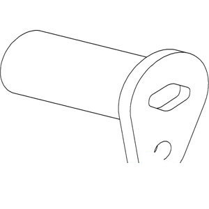 A-2N3126D PIN FRONT PIVOT          