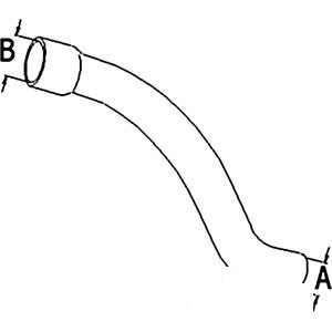 A-303154912 RADIATOR HOSE UPPER