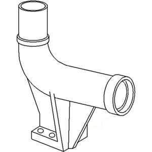 A-303216063 ELBOW EXHAUST OUTLET     