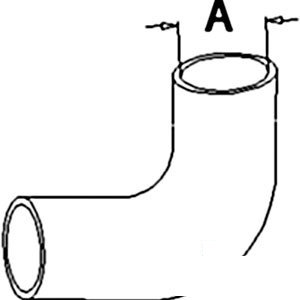 A-303295877 RADIATOR HOSEUPPER       