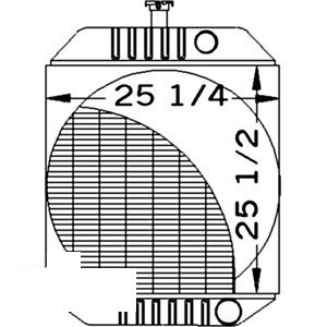 A-303394492 RADIATOR W/ SHROUD       