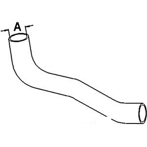 A-303443736 RADIATOR HOSE UPPER      