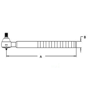 A-3040676M92 TIE ROD OUTER LH         