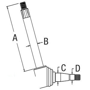 A-3045732M92 SPINDLE LH               