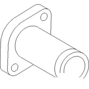 A-3072544R1 EXHAUST ELBOW            