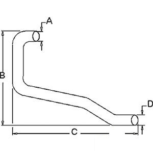 A-311467 HORIZONTAL OUTLET PIPE   