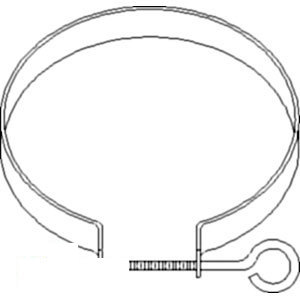 A-311508 CLAMP AIR CLEANER        