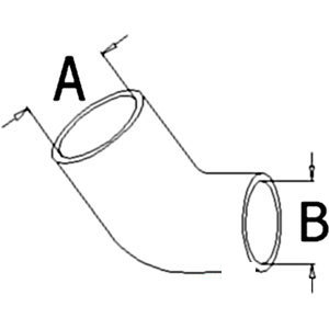 A-312900986 RADIATOR HOSE UPPER      