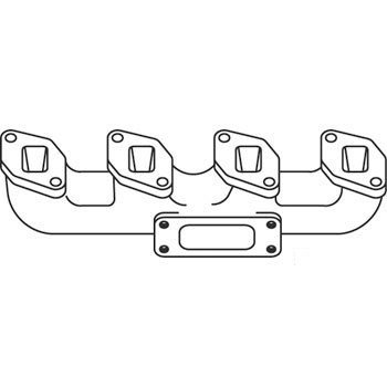 A-3136066R12 MANIFOLD; VERTICAL EXHAUS