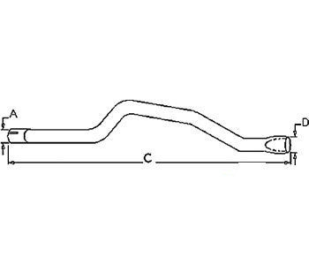 A-313808 HORIZONTAL TAILPIPE      