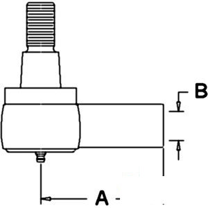 A-3146035R95 POWER STEERING CYL END   