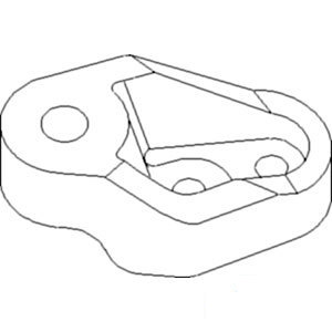 A-316945A1 SUPPORT STEERING CYL     