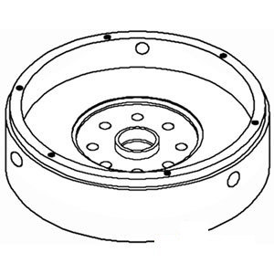 A-405862R11 FLYWHEEL W/ RING GEAR    