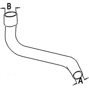 A-330033898 RADIATOR HOSE LOWER      