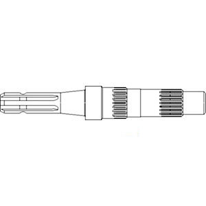 A-3321752M9 SHAFT PTO; 540 RPM       