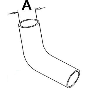A-3382976M2 UPPER RADIATOR HOSE      