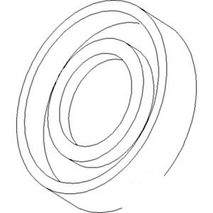 A-3428521M2 SEAL FRONT AXLE SHAFT    