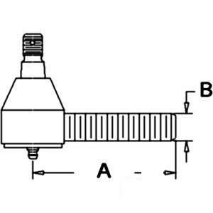 A-3475538M91 TIE ROD END              