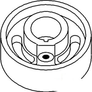A-350805R2 BRAKE DRUM               