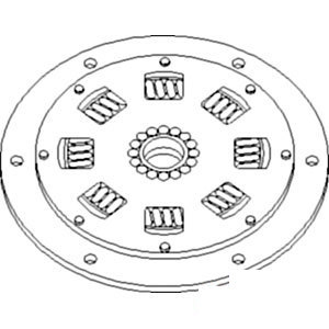 A-353194A1 PLATE DRIVE LINE DAMPENE 