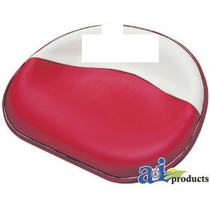 A-357518R92-17 SEAT PAN STL RED/WHT VNL 
