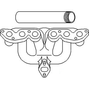 A-362437R1 MANIFOLD W/ PIPE & GASKET