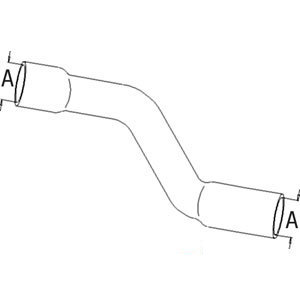 A-362833R1 RADIATOR HOSE LOWER      