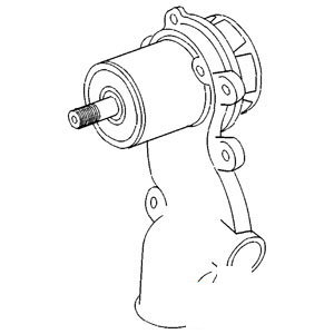 A-3118125R91 WATER PUMP (LESS PULLEY) 