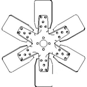 A-3637938M1 FAN 6 BLADE              